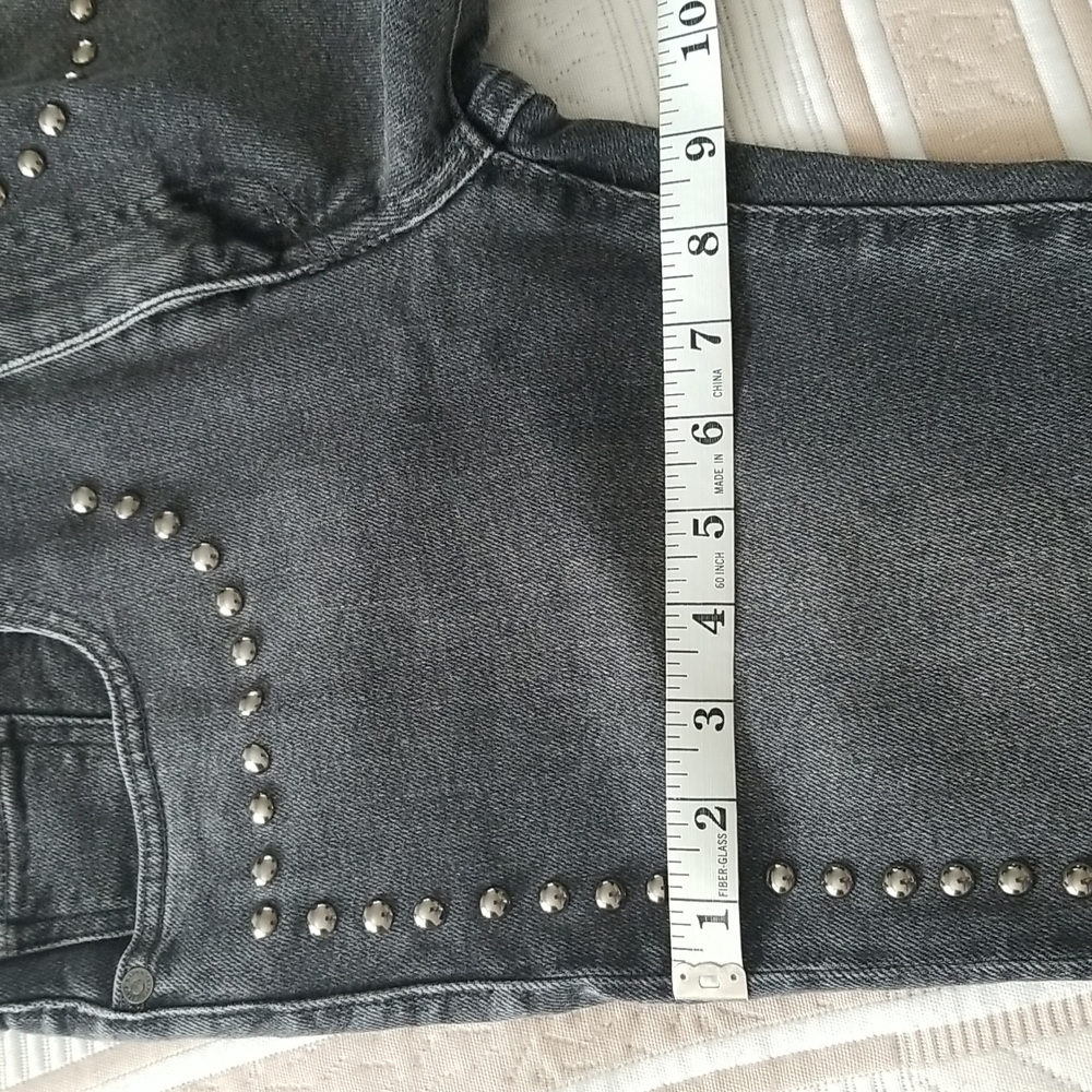 Levi's Made & Crafted Cigarette Slim Mid Rise Cropped Ankle Jeans Size 2… - Picture 12 of 14